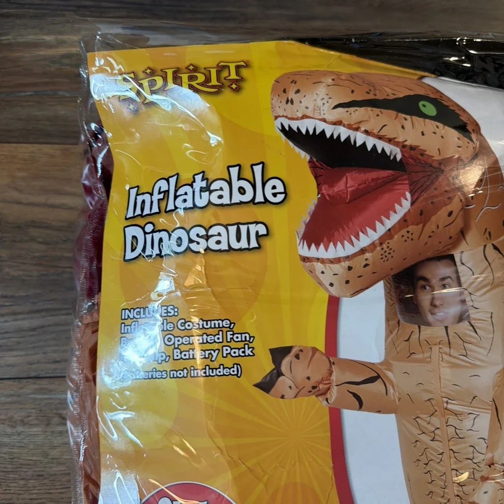 Spirit Halloween Adult T-REX Inflatable Donny the Dino Dinosaur Costume